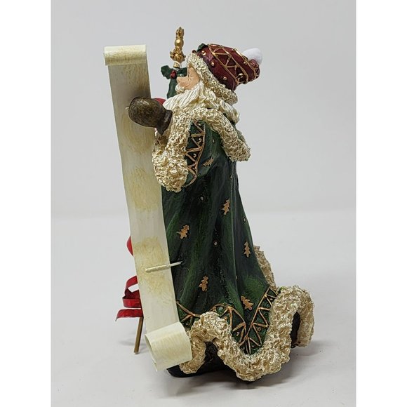 Vintage Home Interiors Classic Santa Clause Holding Naughty & Nice List NIB - Picture 3 of 12